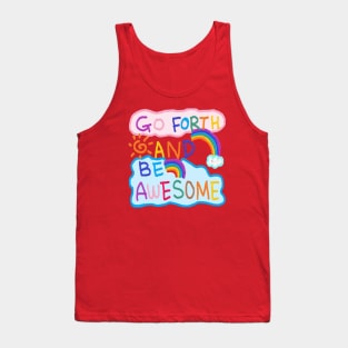 go forth and be awesome, OIL PAINTING Tank Top